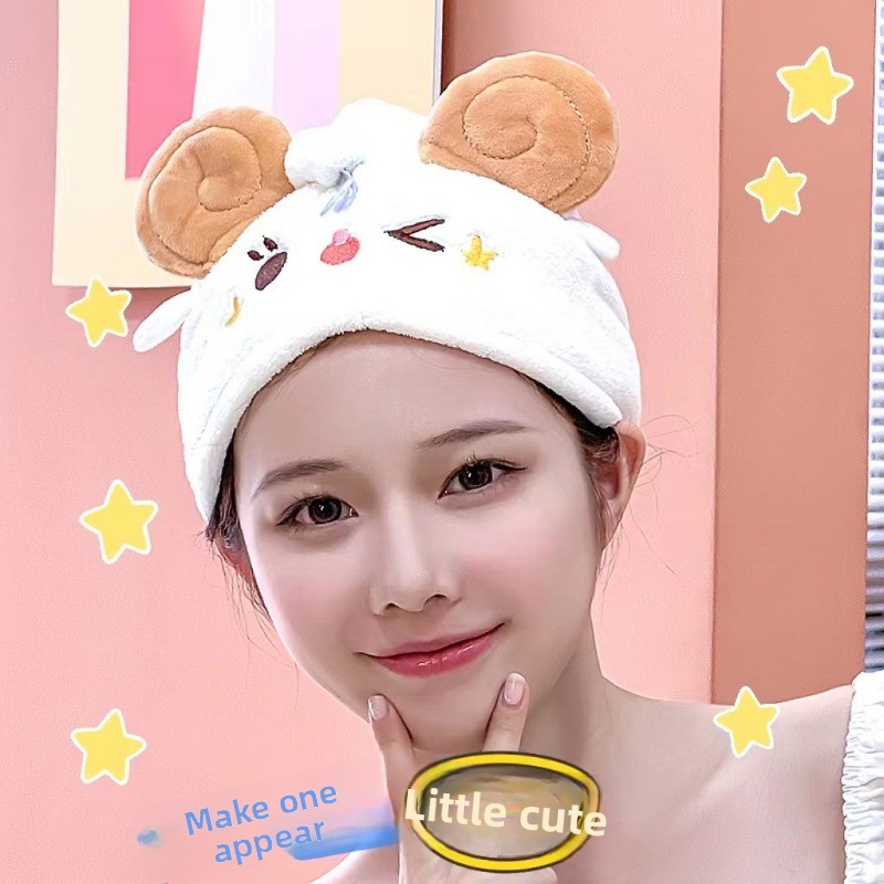 Cute Kawaii Sheep Dry Hair Cap - Golf Towel 评论和价格
