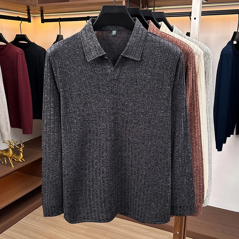 Men Polo Collar V‑Neck Knit Sw - Golf Tees 评论和价格
