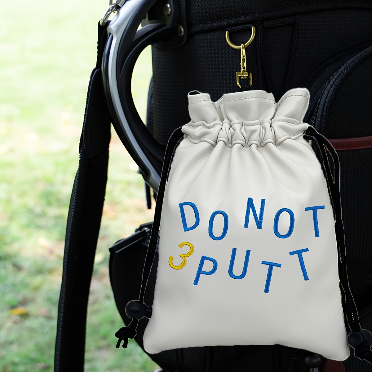 1pc Golf Ball Bag, PU Material - Golf Bag 评论和价格