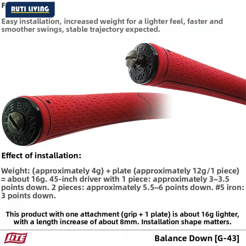 Original Golf Club Grip Lead W - Golf Equipment Weight 评论和价格