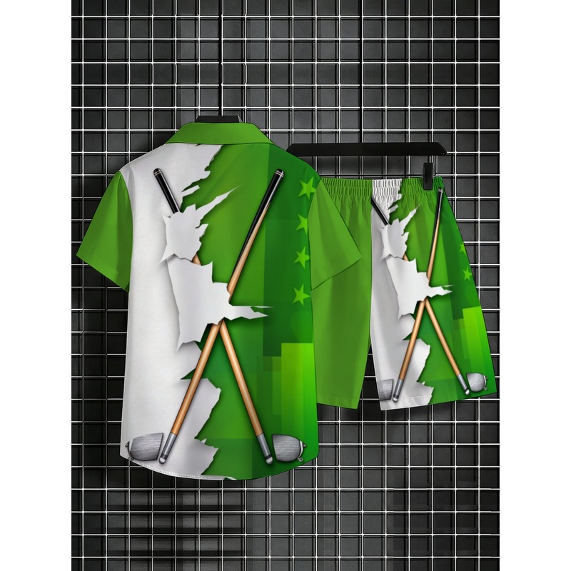Men's Lightweight Casual Green - Golf Clubs 评论和价格