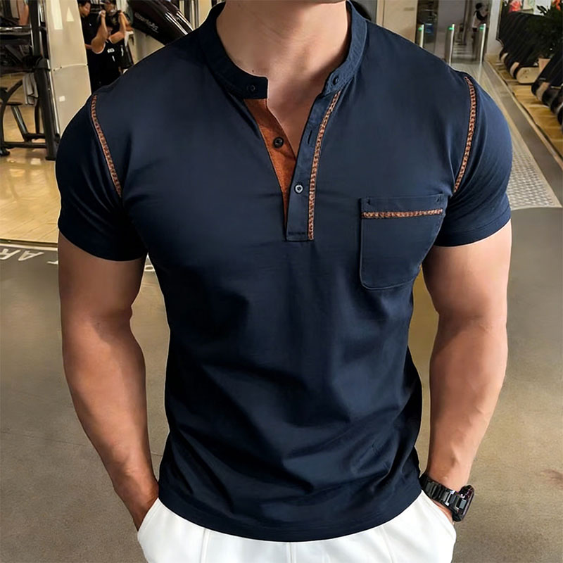 New Summer Men's Henry Collar  - Golf Tees 评论和价格