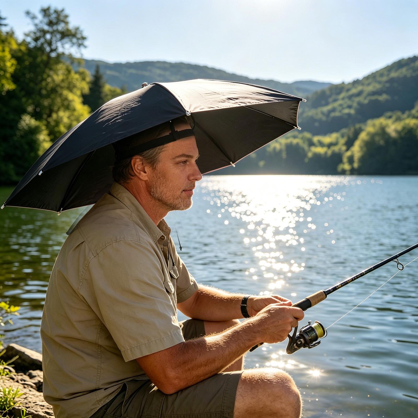 Folding Umbrella Hat Waterproo - Golf Umbrella 评论和价格